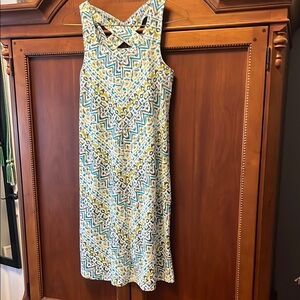 Patterned Sleeveless Dress